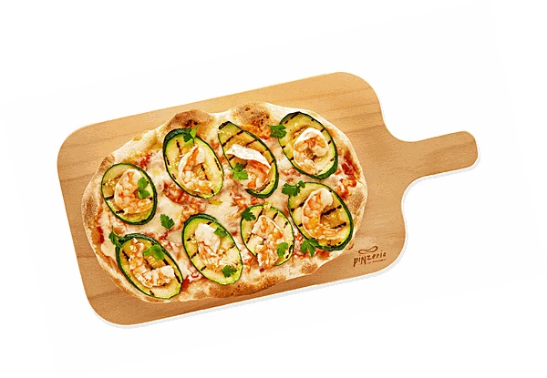 Креветки и цукини 