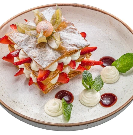 Мильфей с маскорпоне 