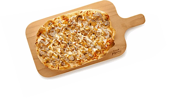 Белые грибы и горгонзола 