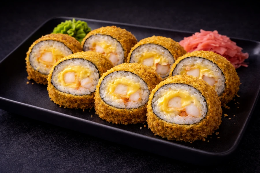 С курицей и ананасами