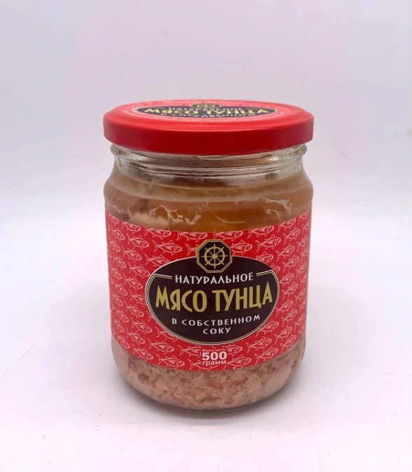 Мясо тунца в собственном соку