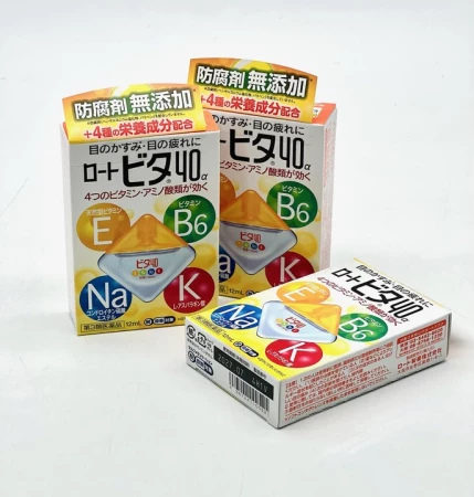 Глазные капли Rohto 40 Cool витаминизированные (ЯПОНИЯ)