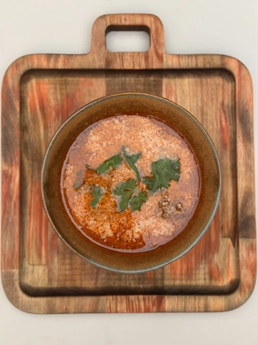 Харчо с грецким орехом и ткемали
