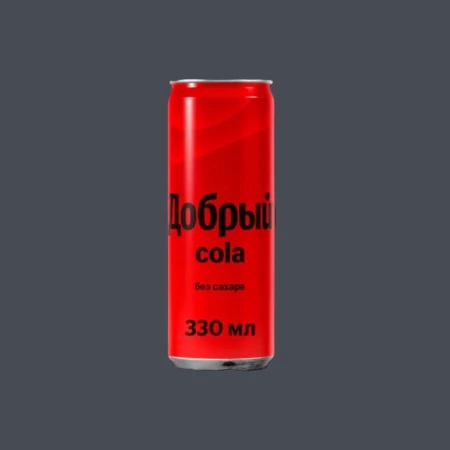 Добрый Кола без сахара 0.33 ж/б