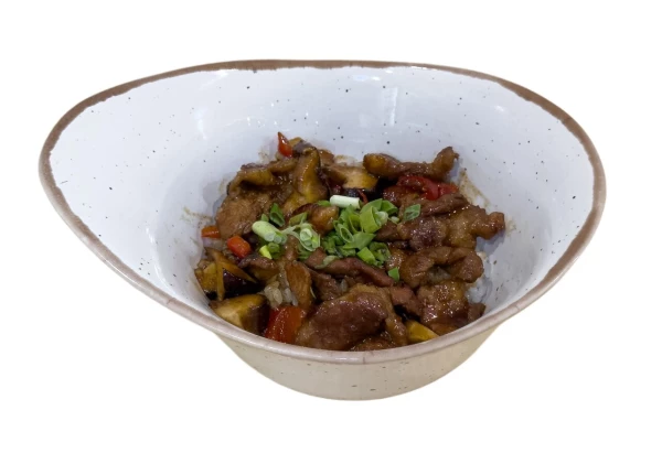 Свинина с рисом по-азиатски