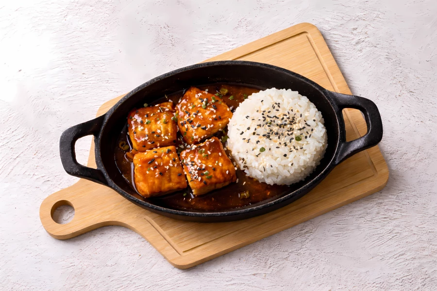 Форель терияки