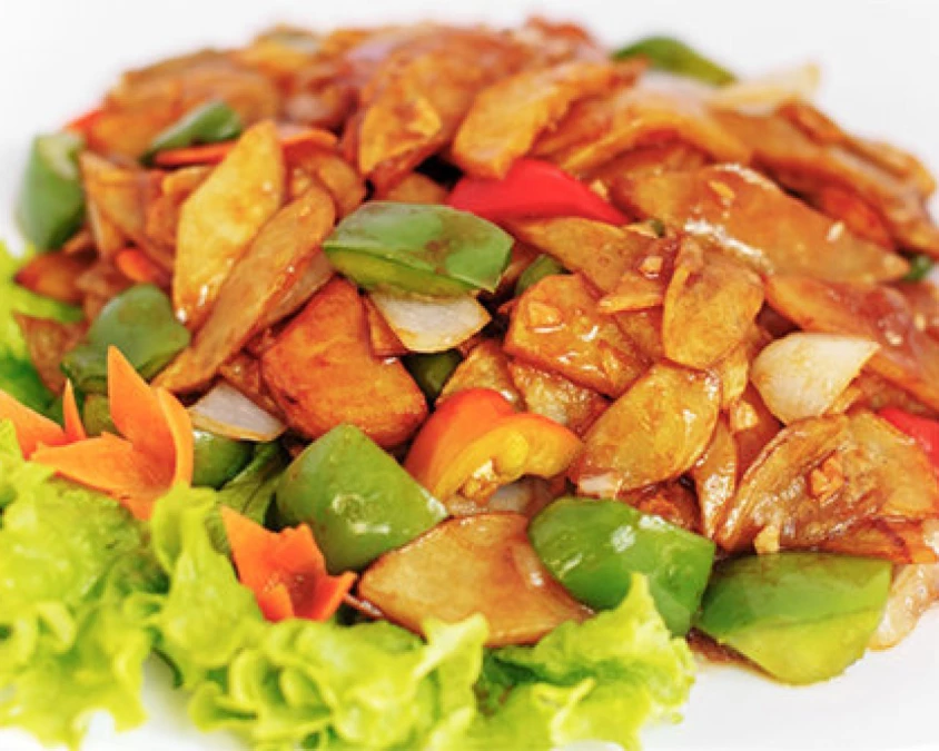  Картофель с овощами