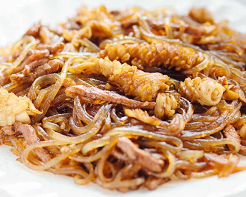  Фунчеза со свининой и кальмаром