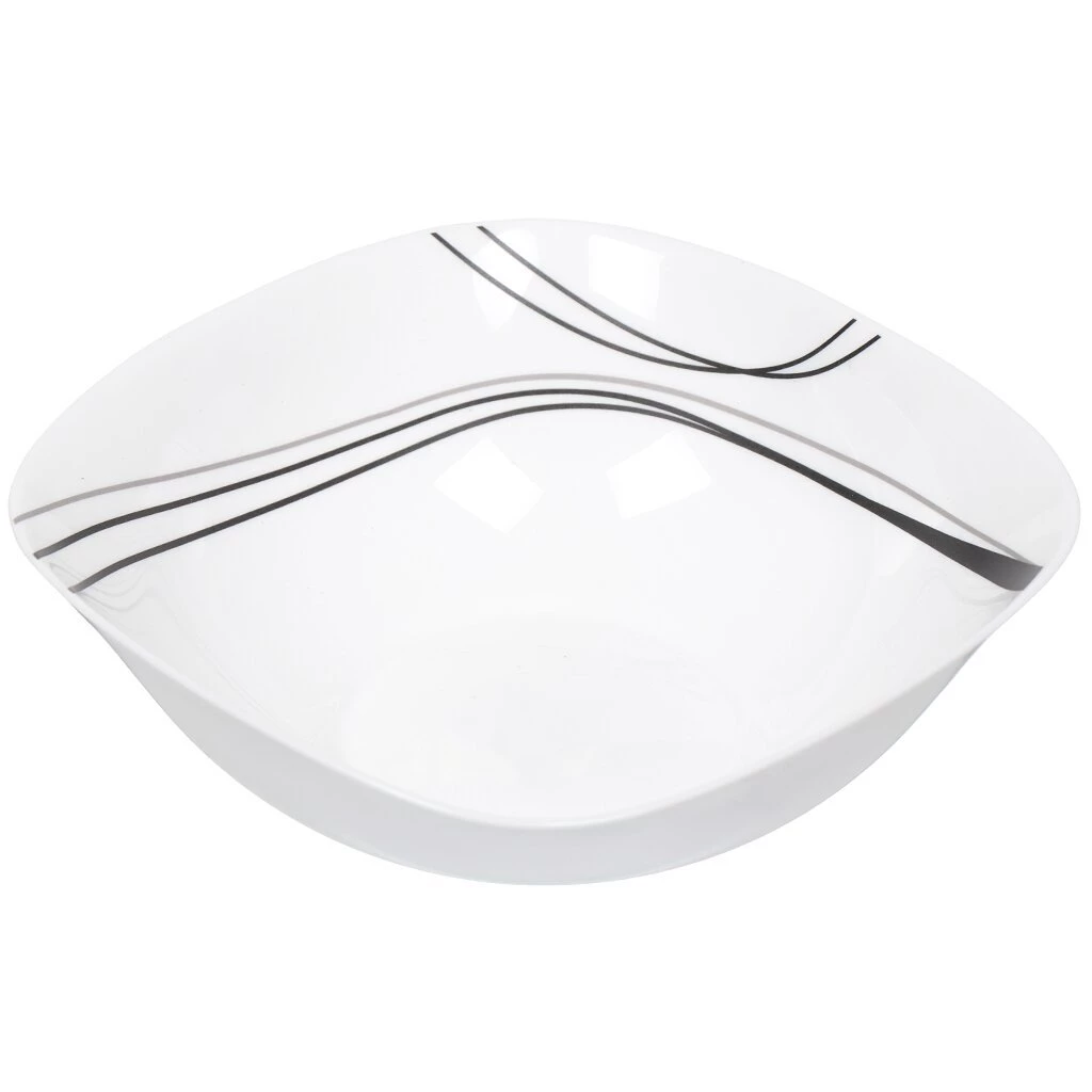 Салатник стеклокерамика, квадратный, 20х6.5 см, 1.2 л, Токио, Daniks, FFW-90-K1306-2/NFW90T