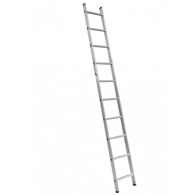 Лестница приставная, 1 секция, 10 ступеней, алюминий, 2.79 м, 150 кг, Alumet, 5110
