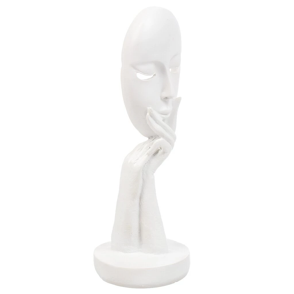 Фигурка декоративная 10х28 см, белая, Y6-10548