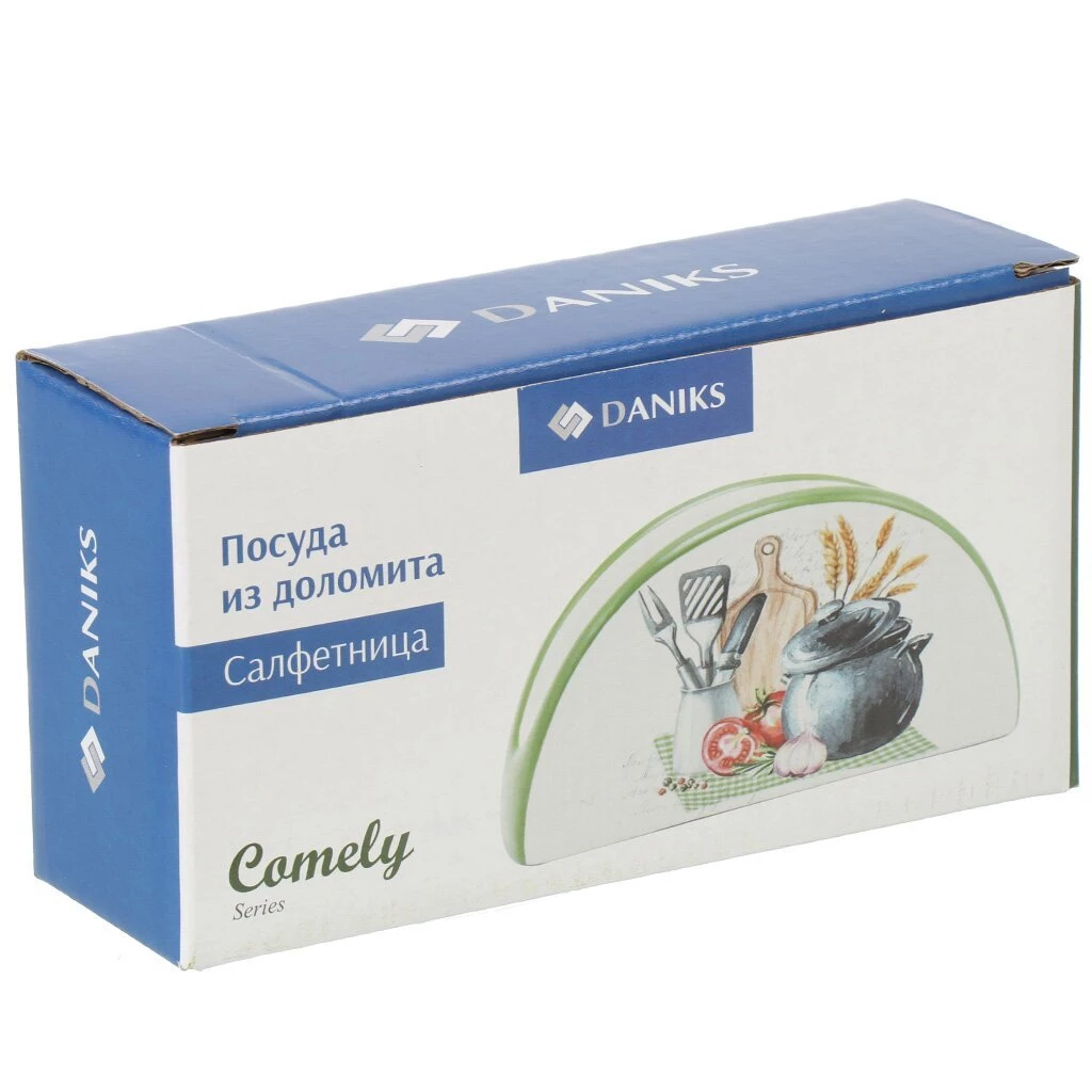 Салфетница доломит, 13.3х3.7х7.1 см, Daniks, Comely