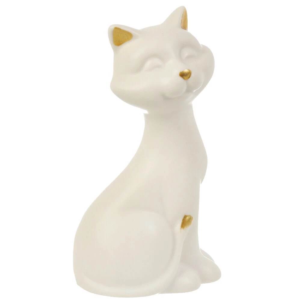 Фигурка декоративная керамика, Котик, 6х5х13 см, Y4-9103