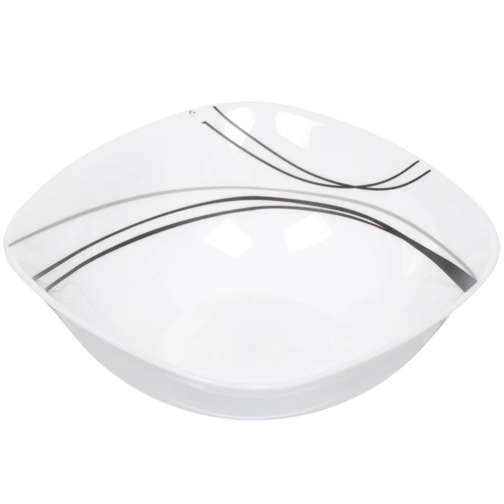 Салатник стеклокерамика, квадратный, 14х5 см, 0.4 л, Токио, Daniks, FFW-65/K1306-2/NFW65T