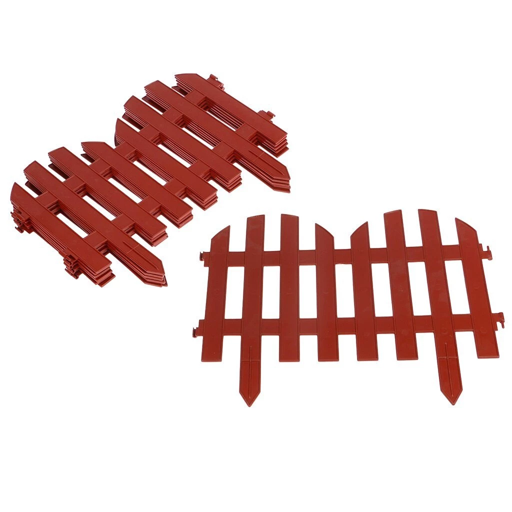 Забор декоративный пластмасса, Palisad, №4, 28х300 см, терракотовый, ЗД04