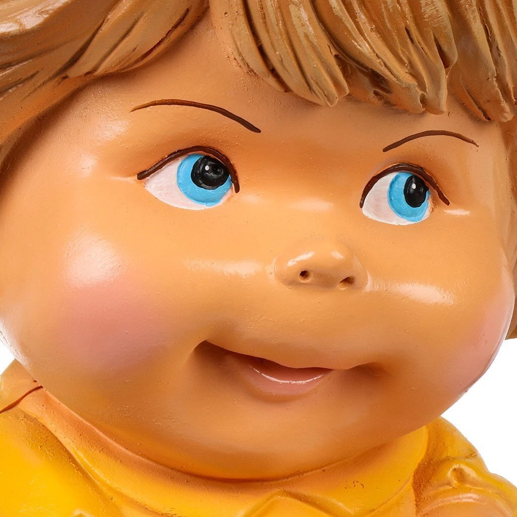 Фигурка садовая Девочка с корзиной цветов, 48 см, полистоун, F506
