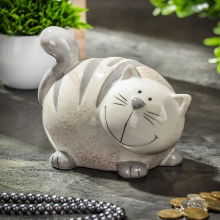 Копилка Котофей, 12х10х10 см, Y4-525
