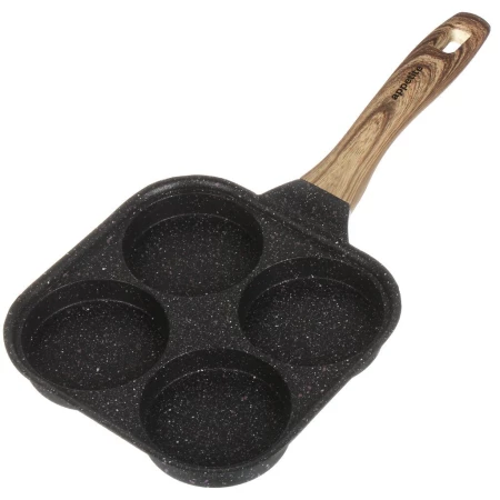 Сковорода для оладий алюминий, 19 см, антипригарное покрытие, Appetite, Nordic Stone, индукция, 550002094