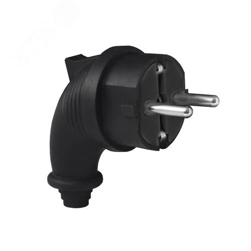 Вилка угловая c/з каучук 16А 250В IP44 (еврослот) 1241 UNIVersal