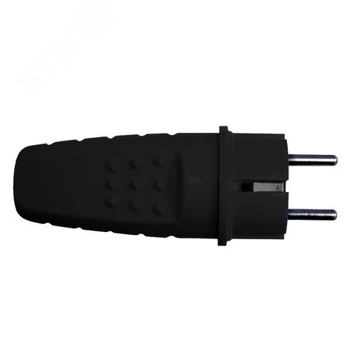 Вилка прямая c/з каучук 16А 250В IP44 (еврослот) 602227 UNIVersal