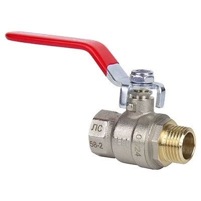 Кран шаровой TEBO г/ш рычаг 1/2" PN40 (8/64)