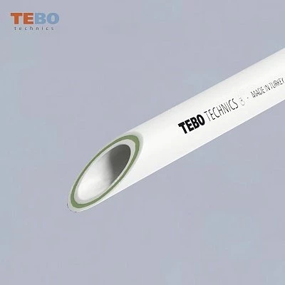 Труба ф 25 (TEBO) армированная стекловолокном (4м) белый, метр