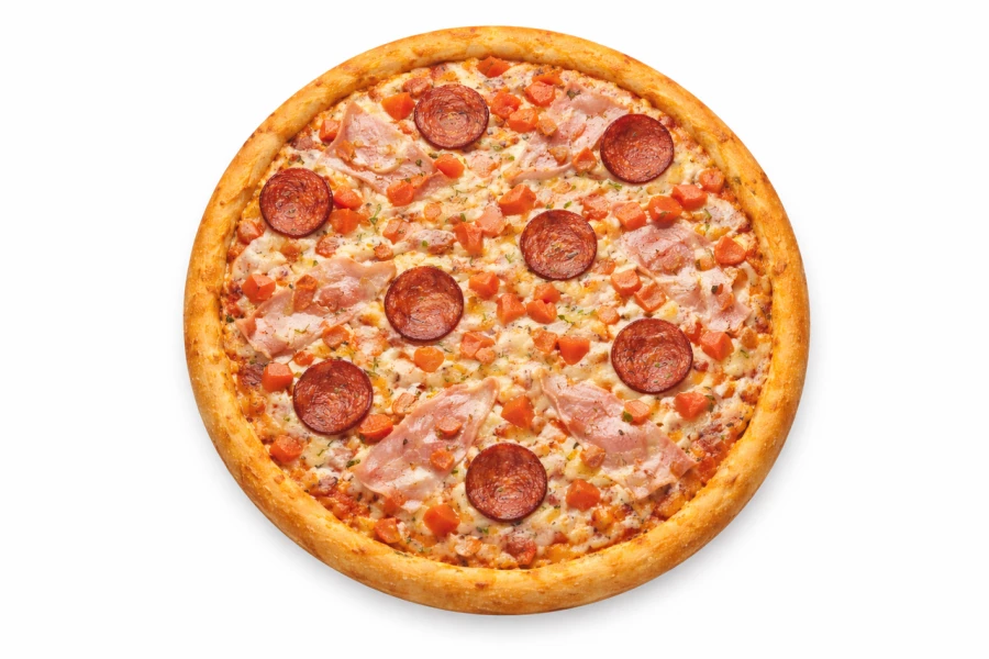 Двойная мясная пицца