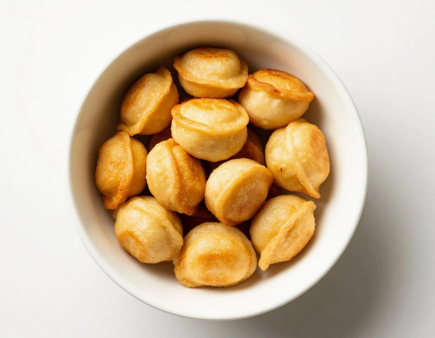 Мясные пельмени фри