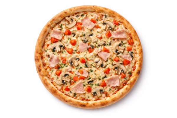 Ветчина и шампиньоны пицца 