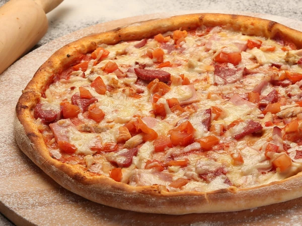 Двойная мясная пицца