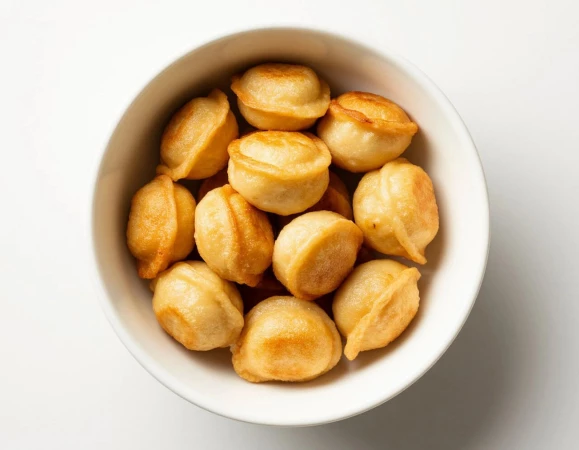 Мясные пельмени фри