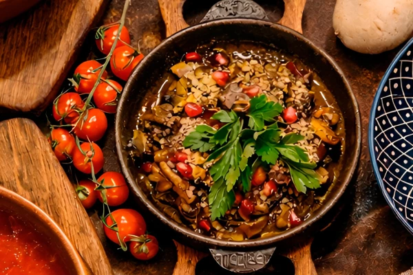 Кучмачи из грибов и грецких орехов