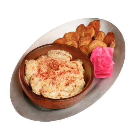Цыплёнок шкмерули и картофель