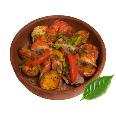 Оджахури с растительным мясом