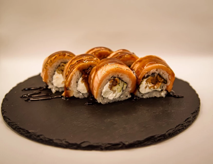 Лосось в карамели