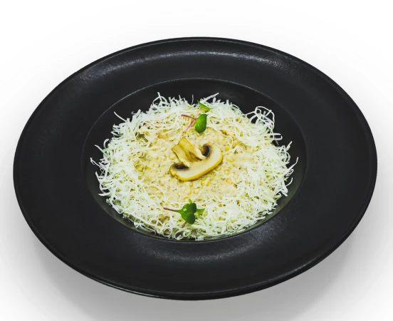 Паста Птитим с белыми грибами и трюфелем