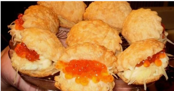 Ракушка с икрой