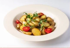 Мини картофель с зеленью