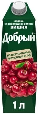 Сок яблоко-вишня 1 л