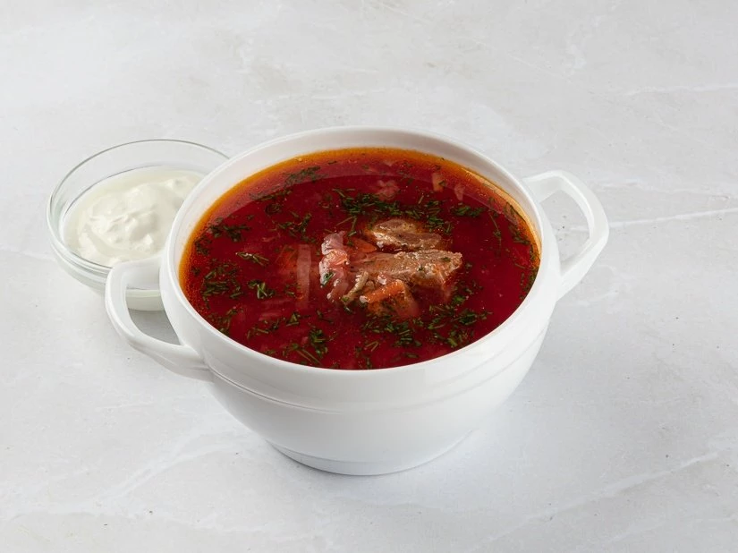 Борщ с говядиной 