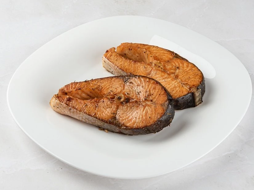 Медальоны из семги на гриле • 2 шт