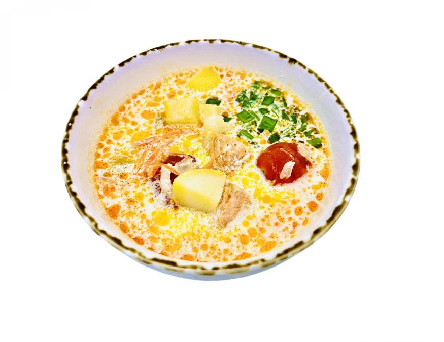 Уха финская на сливках 