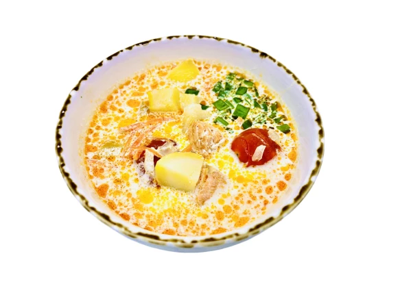 Уха финская на сливках 