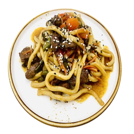 Вок пикантный с говядиной 