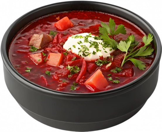 Борщ с говядиной 