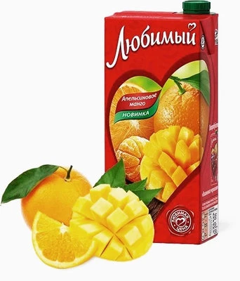 Сок Любимый апельсиновое манго