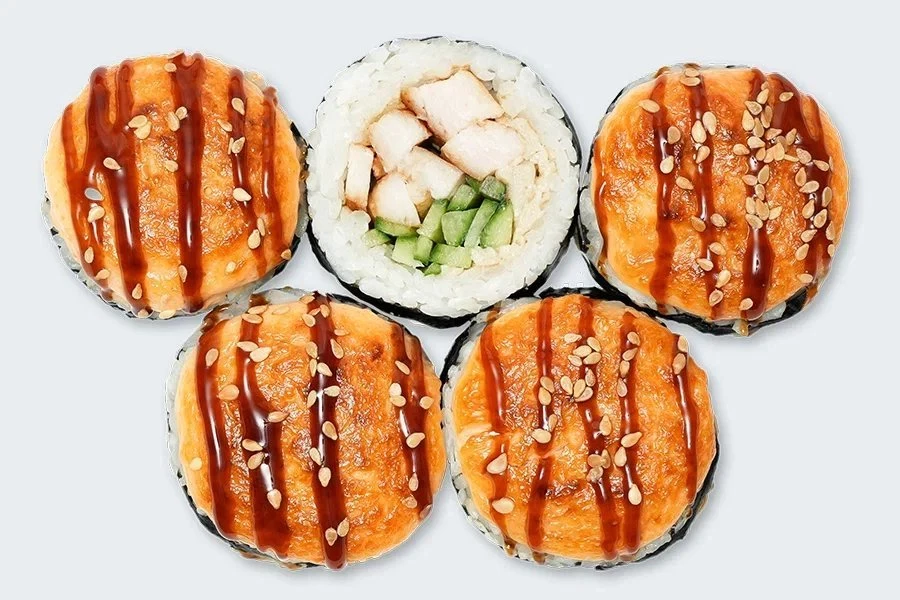 Запеченный гранд с курицей