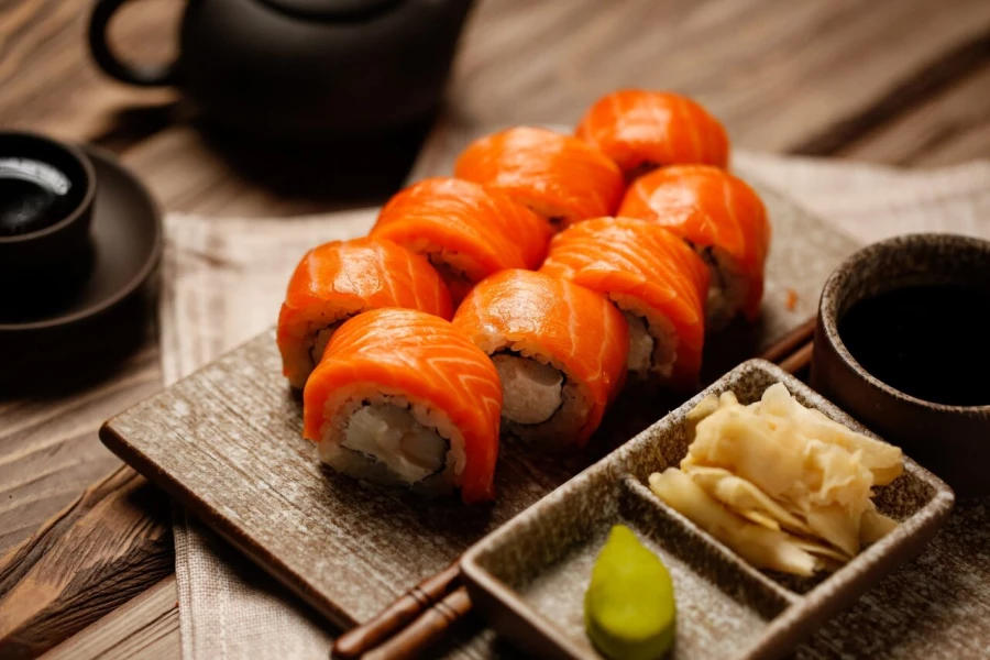 Ролл Филадельфия с креветкой