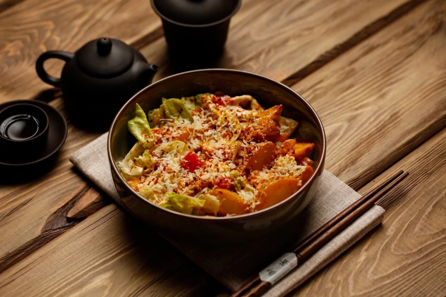 Салат с картофелем и курицей