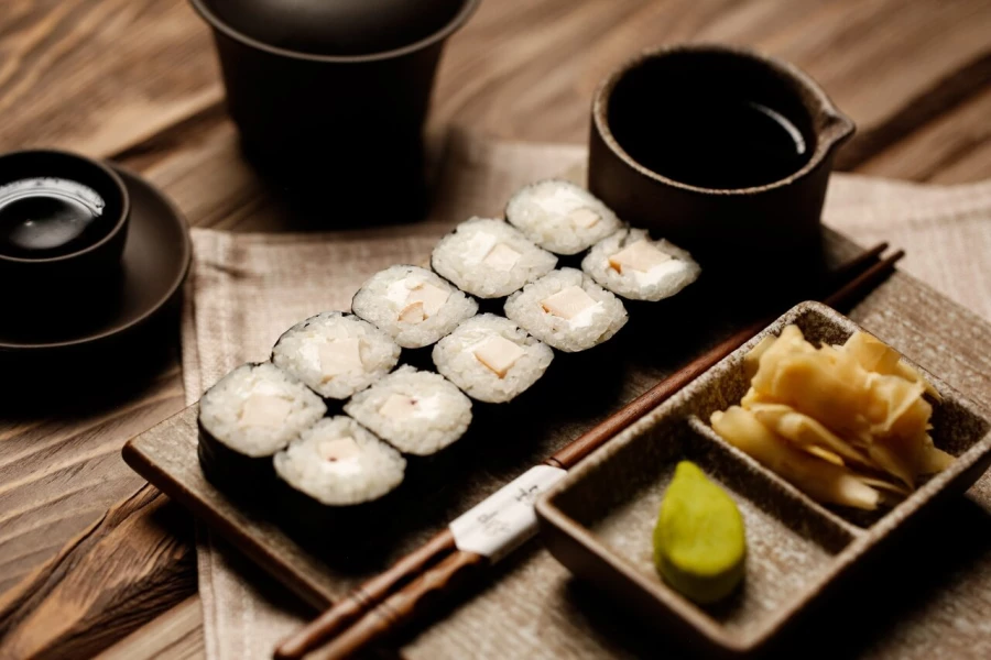 Хосомаки с курицей